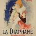 Poster advertising 'La Diaphane', translucent face-powder, modelled by Sarah Bernhardt